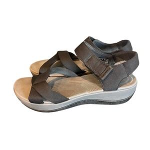 Clarks Cloudsteppers Arla Gracie Black Sandals Women’s Size 7